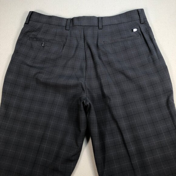 Nike Pants Men's 36x32 Gray Tiger Woods Collection Plaid Golf Performance - Picture 8 of 15